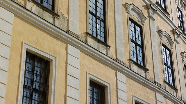 okna zámku Mikulov